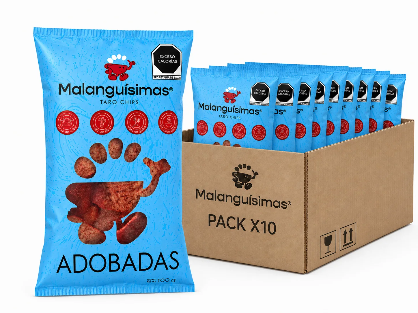 Caja Malanguísimas de 10 bolsas