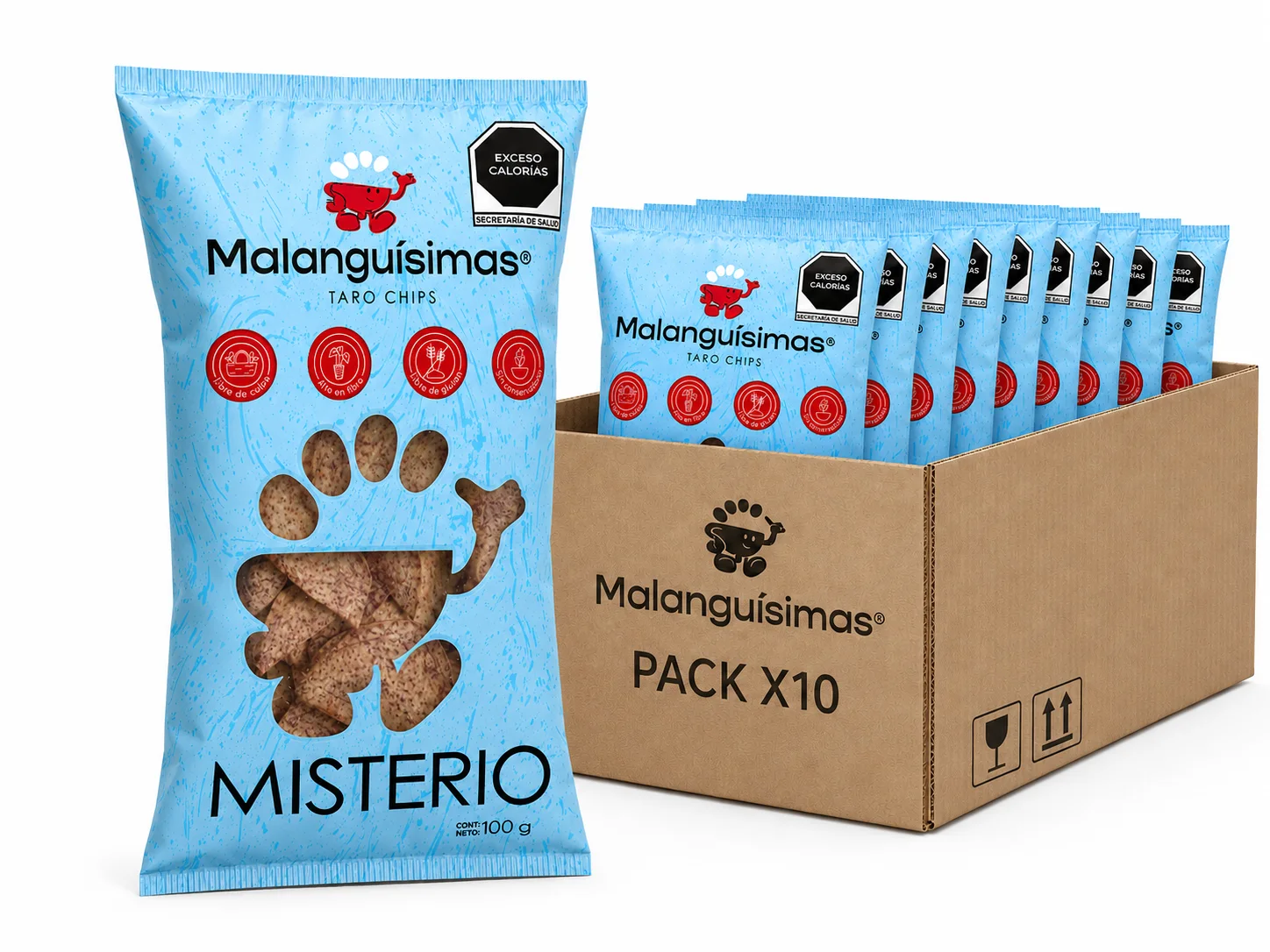 Caja Malanguísimas de 10 bolsas