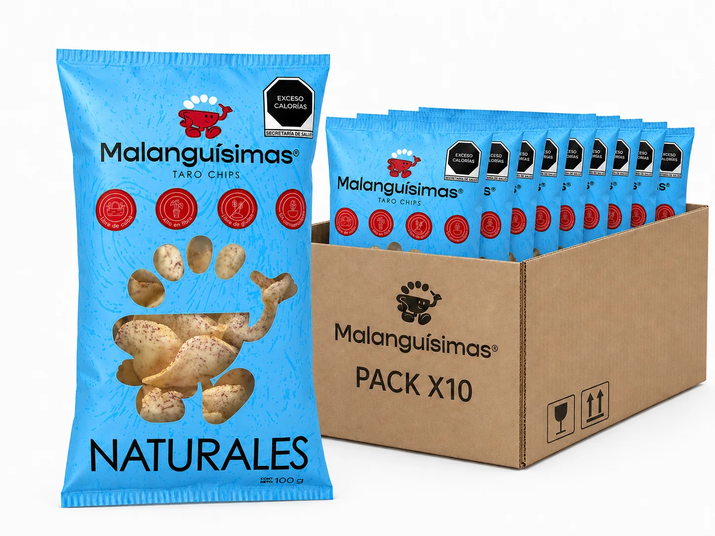 Caja Malanguísimas de 10 bolsas